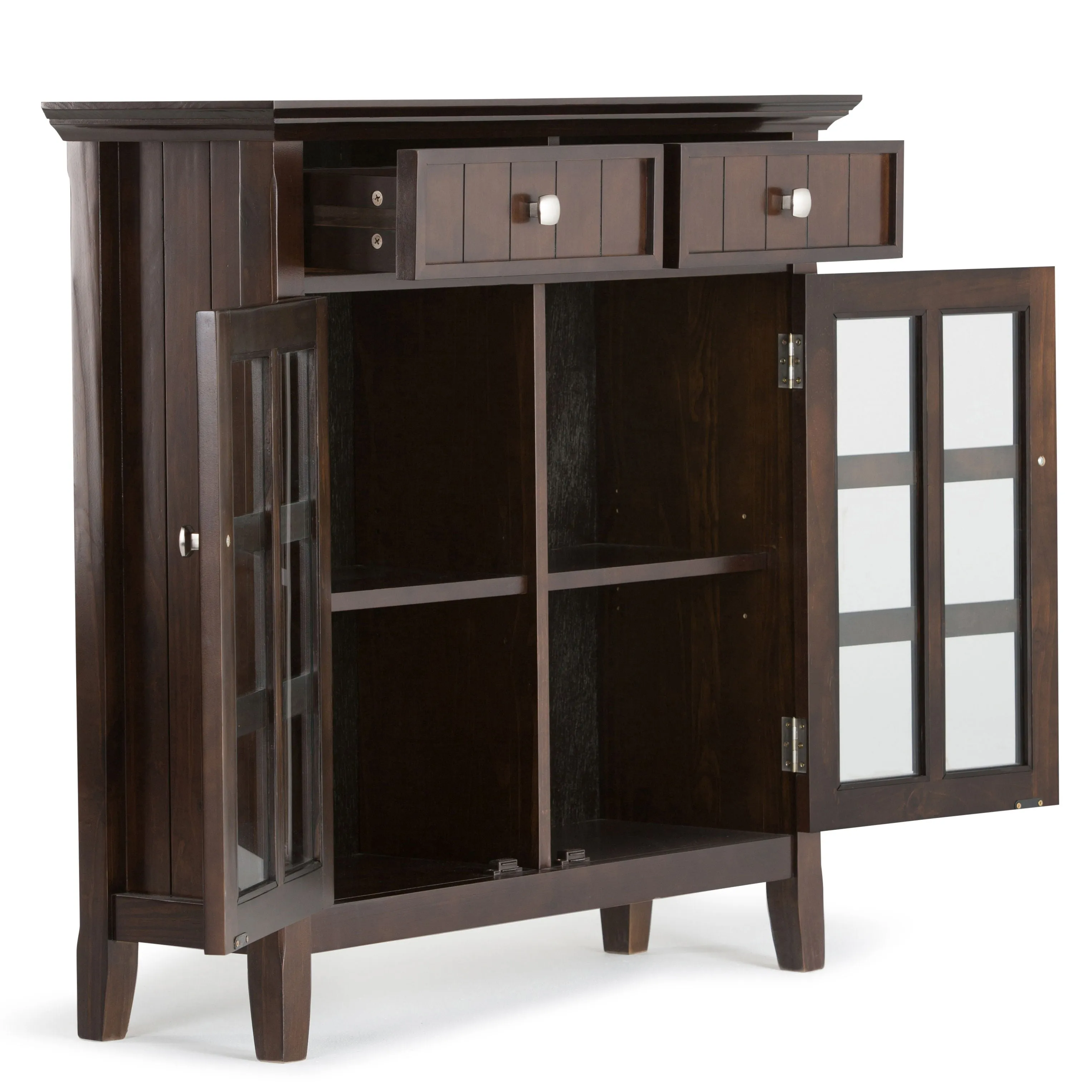 Acadian - Entryway Storage Cabinet - Brunette Brown by Couch.com