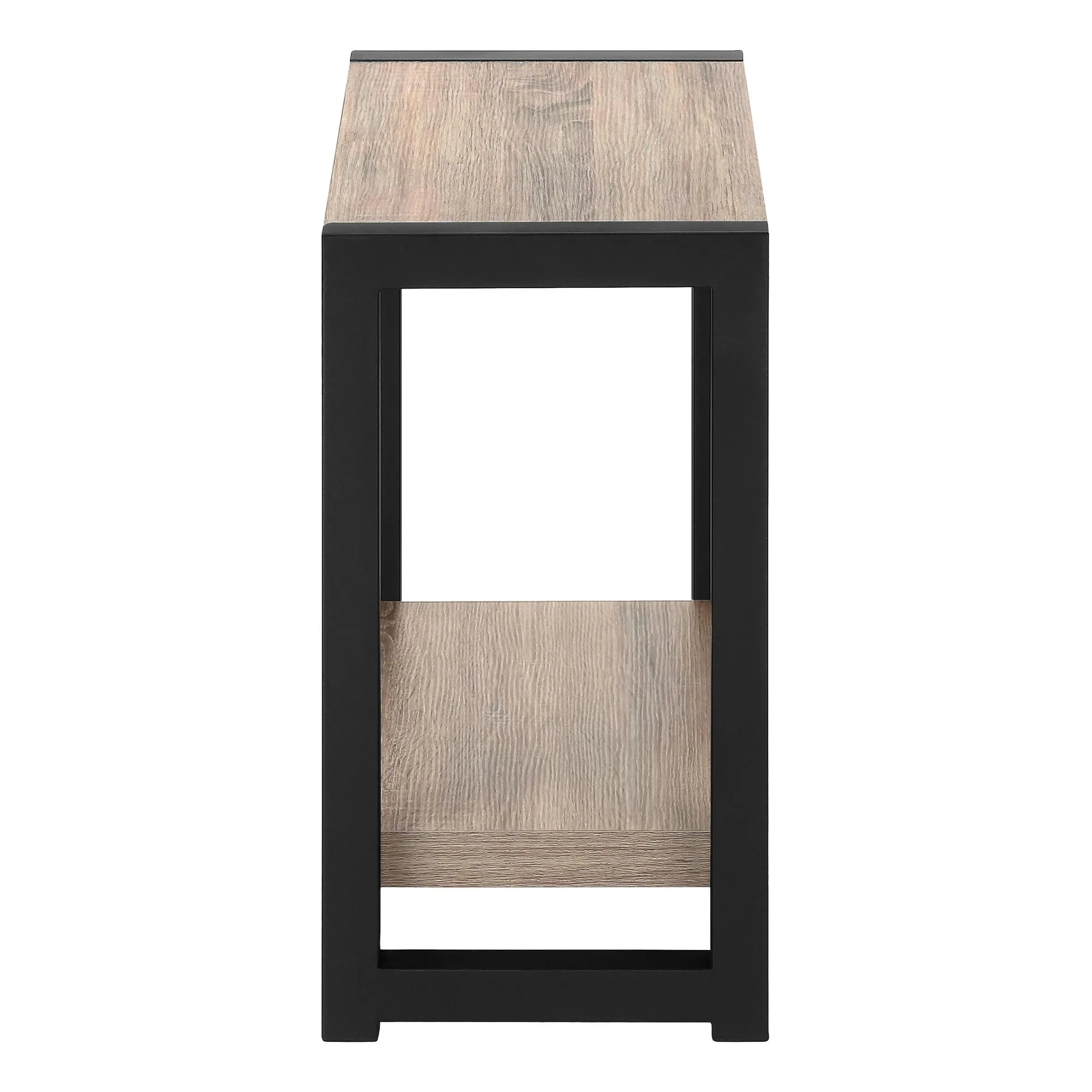 Accent Side Table, Narrow, Small, 2 Tier, Contemporary And Modern by Couch.com