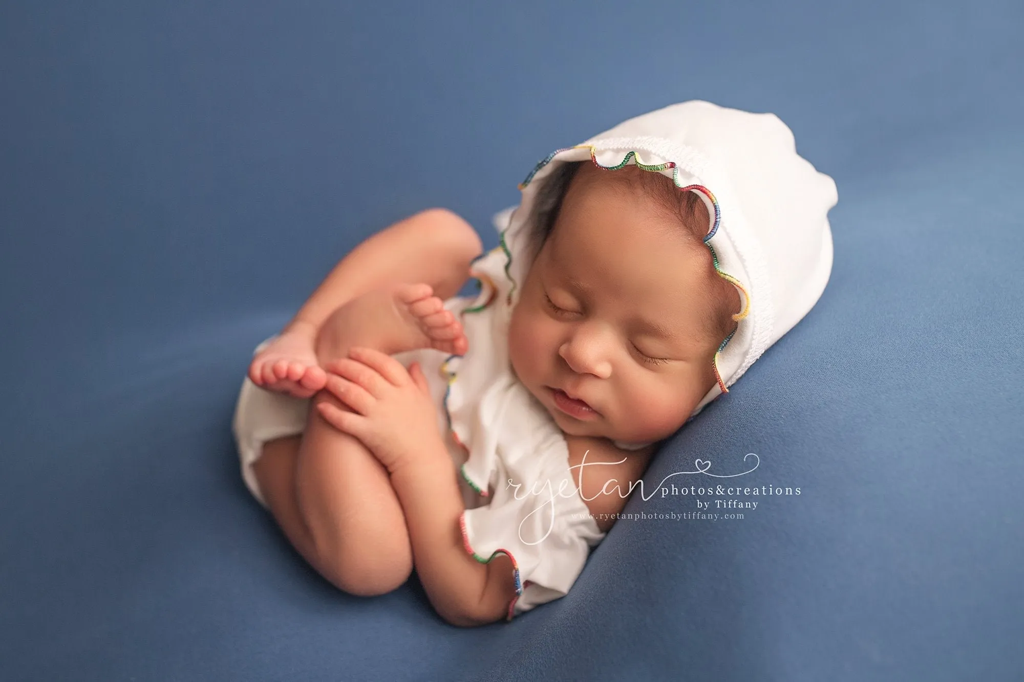 Anisa- Newborn or Sitter Flutter Romper; Newborn Romper; Sitter Romper; Deep Solid Teal; MADE TO ORDER