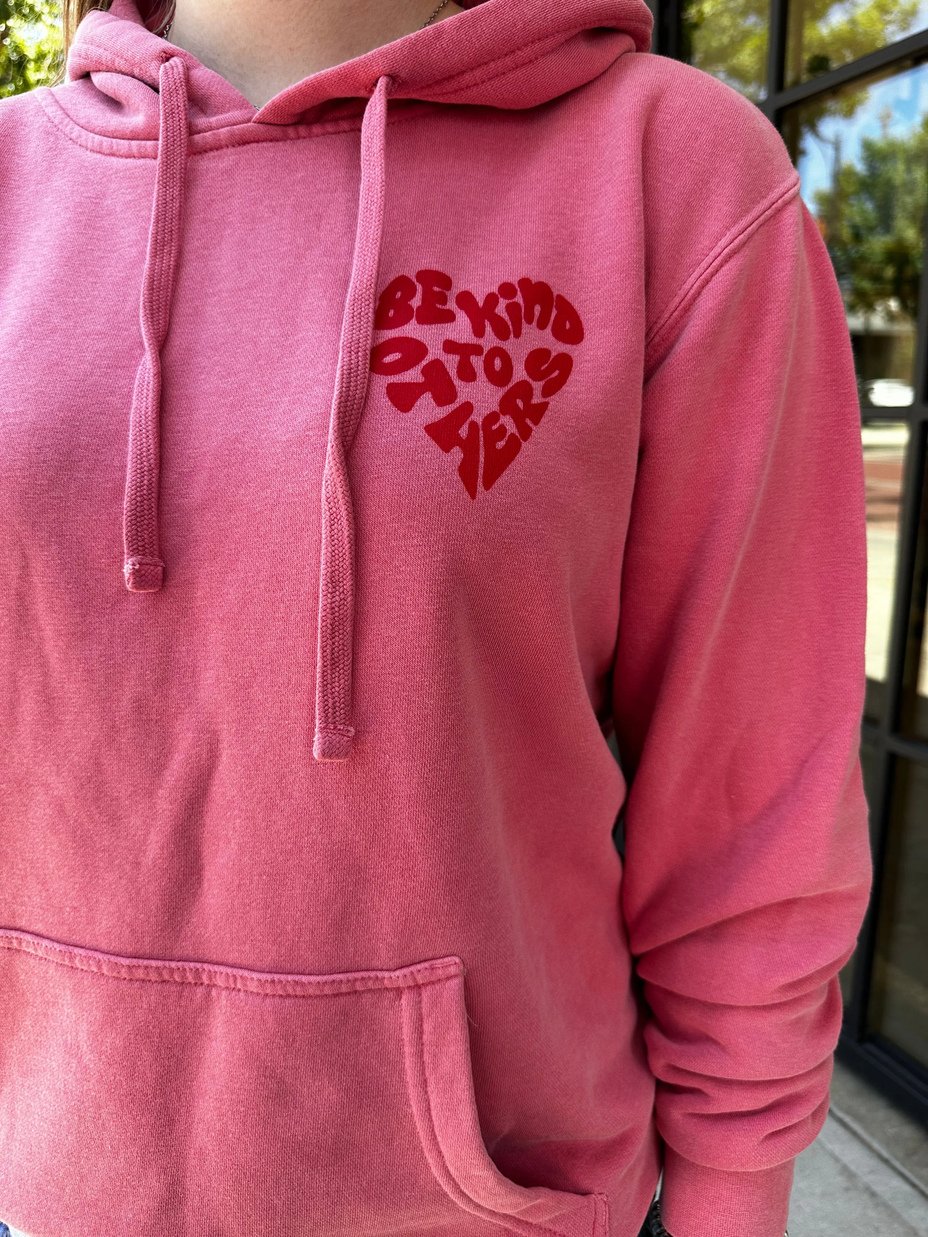 Be Kind Oversized Graphic Hoodie