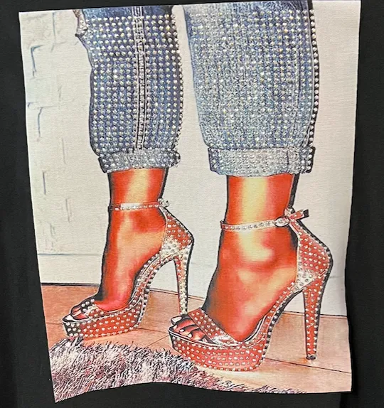 Blingy Stiletto Shirts