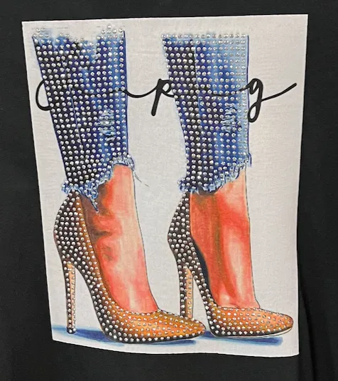 Blingy Stiletto Shirts
