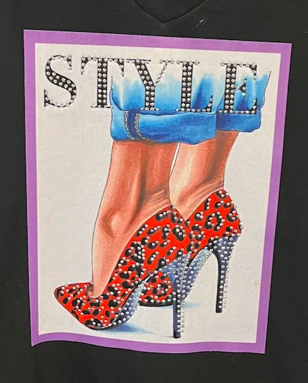 Blingy Stiletto Shirts