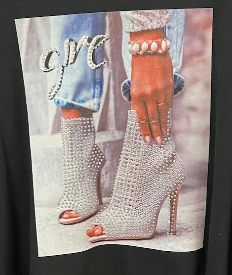 Blingy Stiletto Shirts