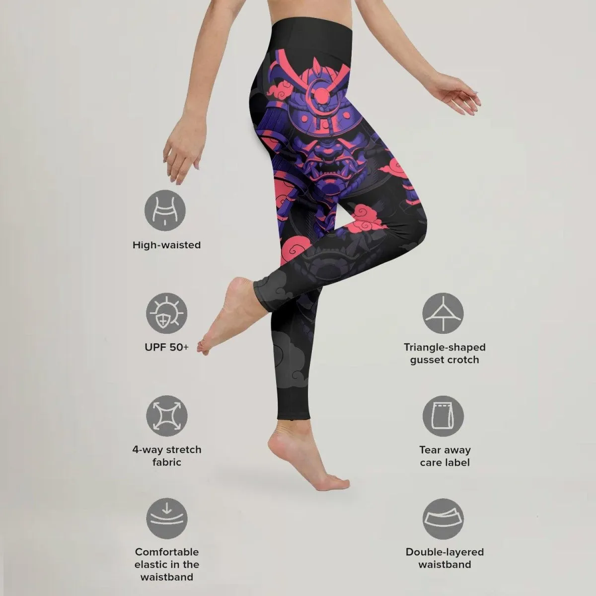 Devil Shogun Helmet Leggings