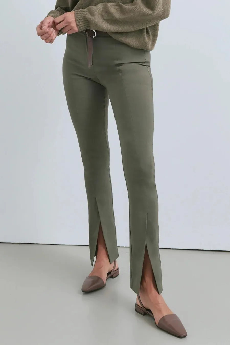 Elk Split Pant Olive