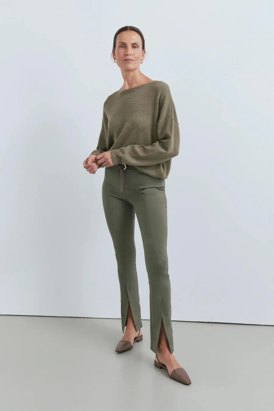 Elk Split Pant Olive
