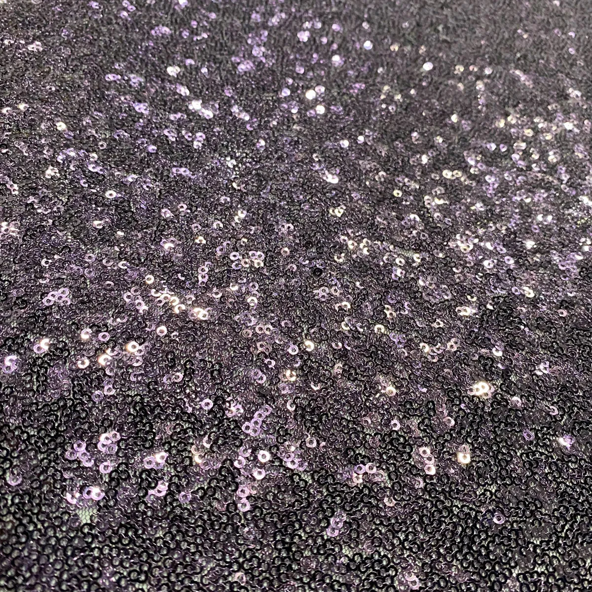 Glitz Sequins Wholesale Fabric in Eggplant