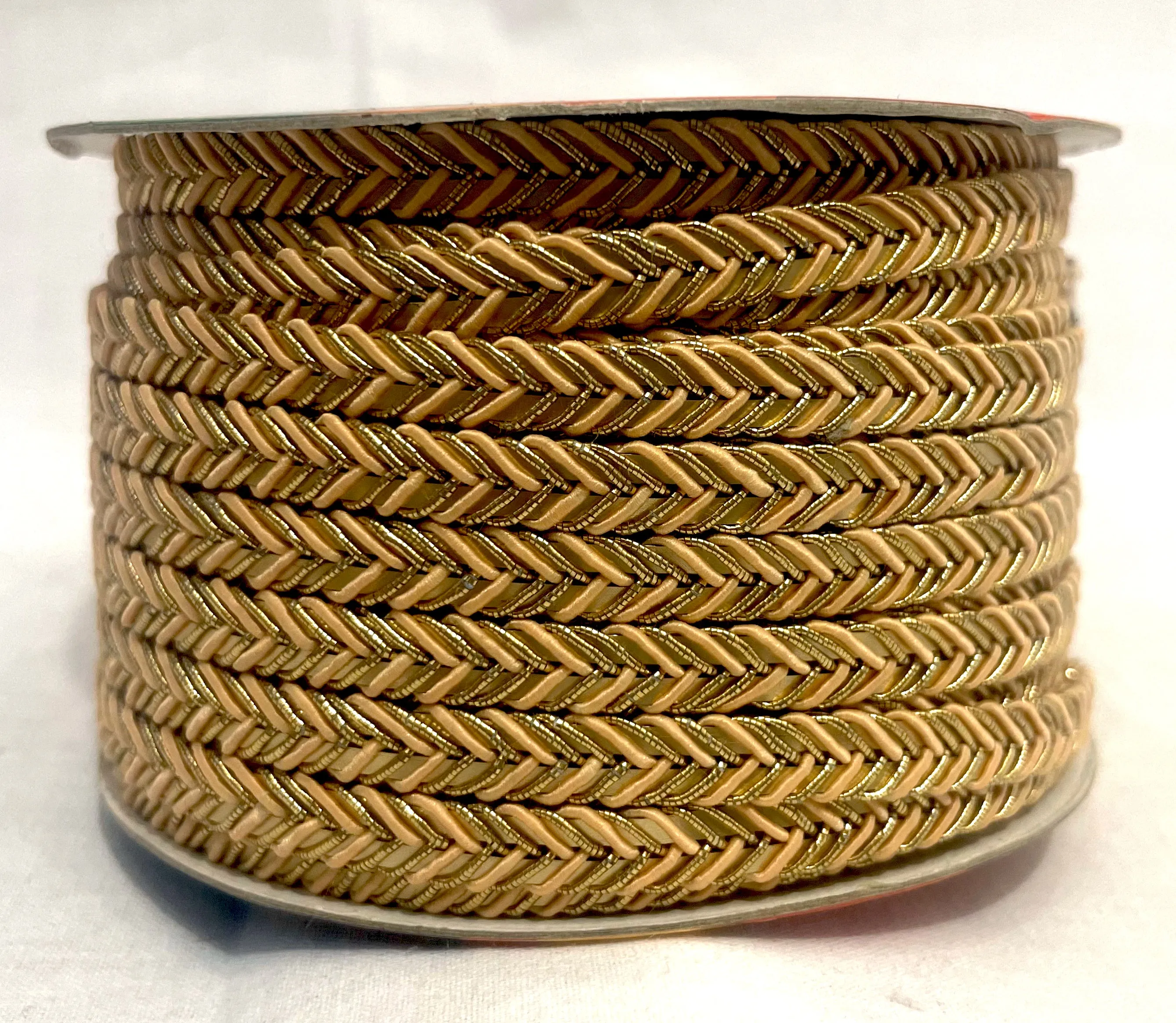 Golden Braid Border, Black And Golden,  Laces for Dress, Home Décor, Shoe, Bags, Hats, DIY, Handmade, 0.2 inch Broad