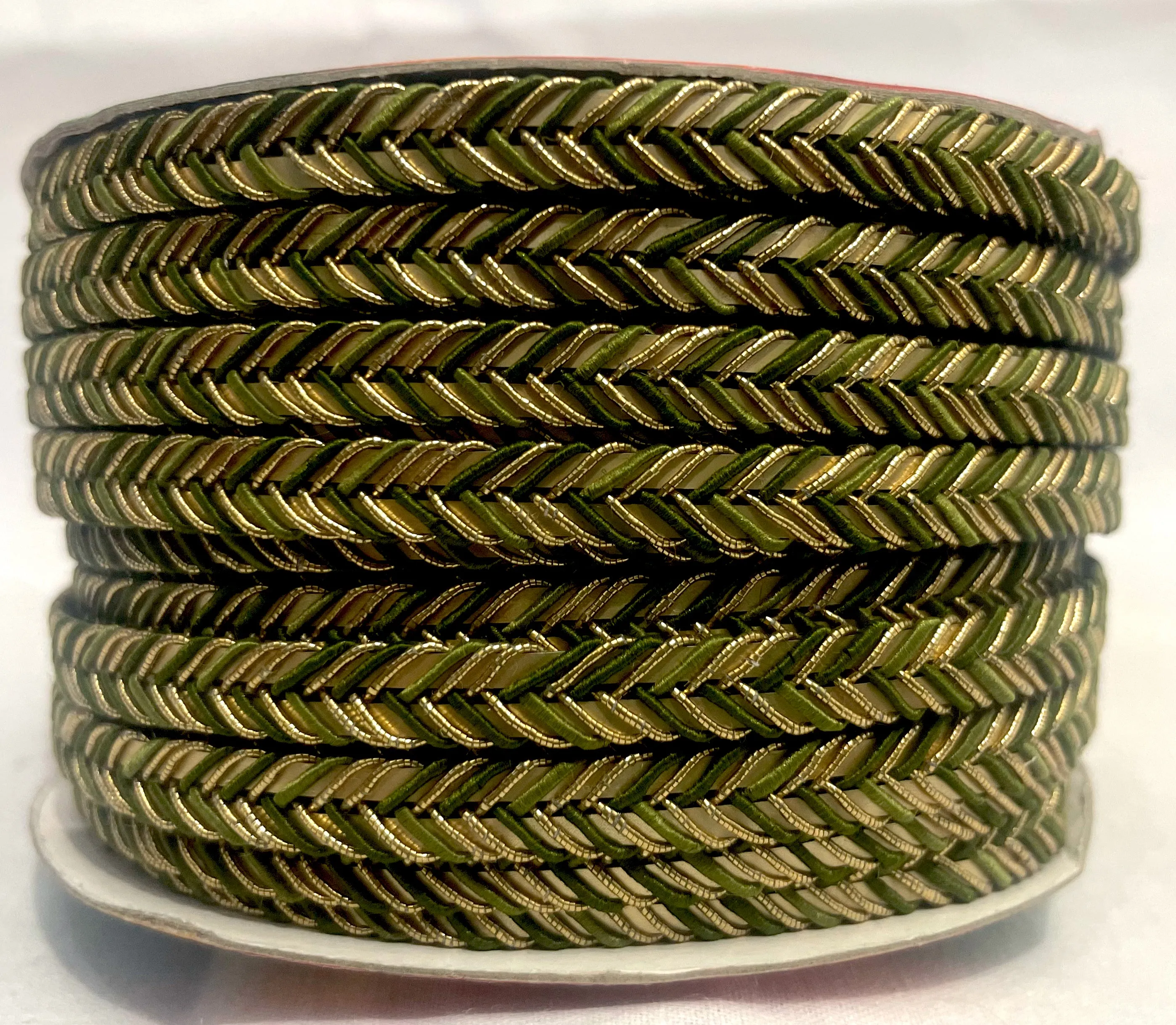 Golden Braid Border, Black And Golden,  Laces for Dress, Home Décor, Shoe, Bags, Hats, DIY, Handmade, 0.2 inch Broad