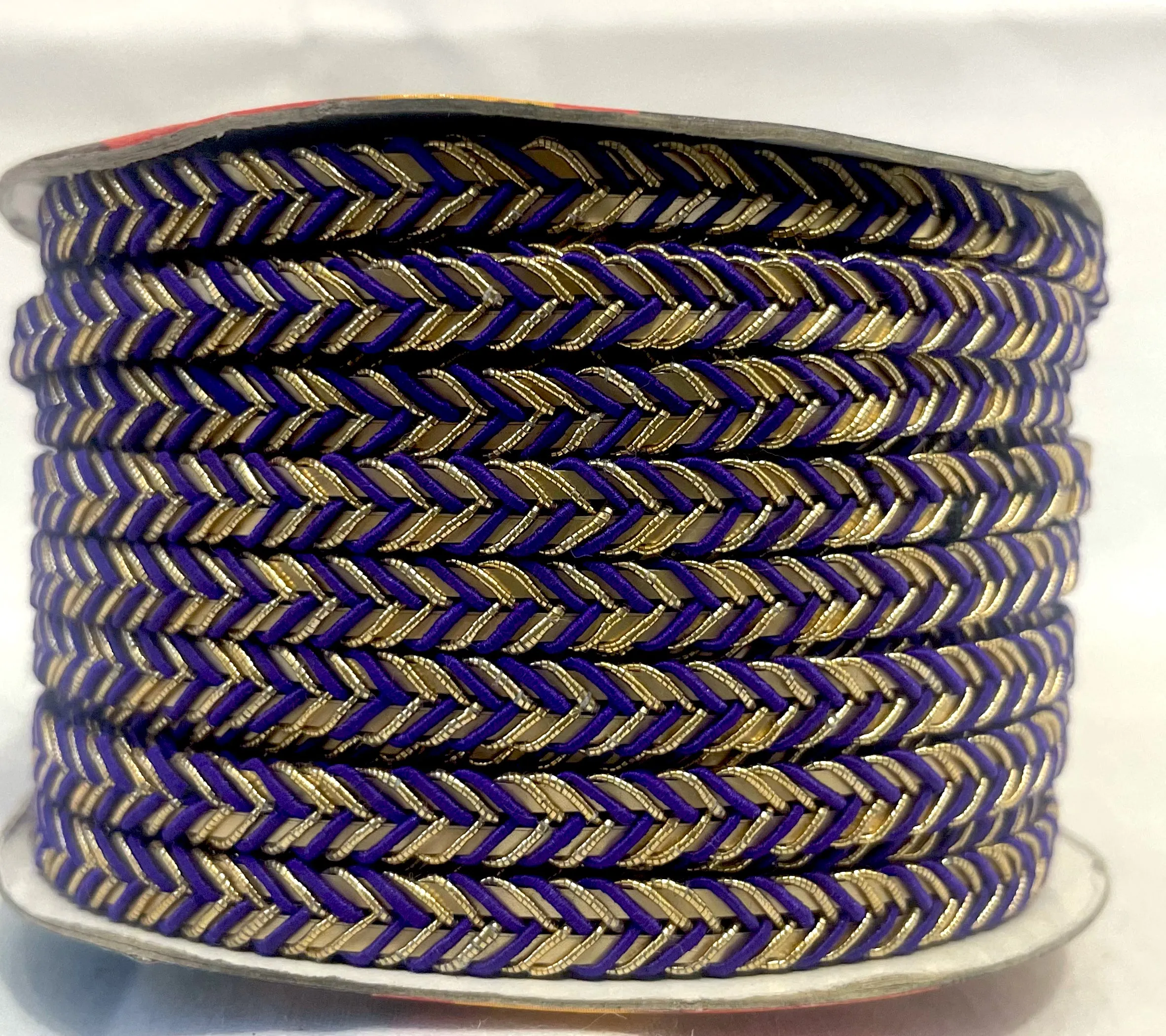 Golden Braid Border, Black And Golden,  Laces for Dress, Home Décor, Shoe, Bags, Hats, DIY, Handmade, 0.2 inch Broad