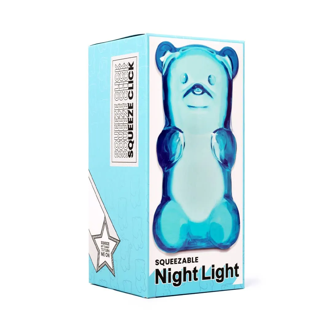 Gummybear Nightlights – Squeezable Fun | Blue Razz