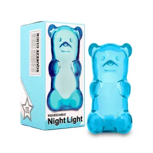 Gummybear Nightlights – Squeezable Fun | Blue Razz
