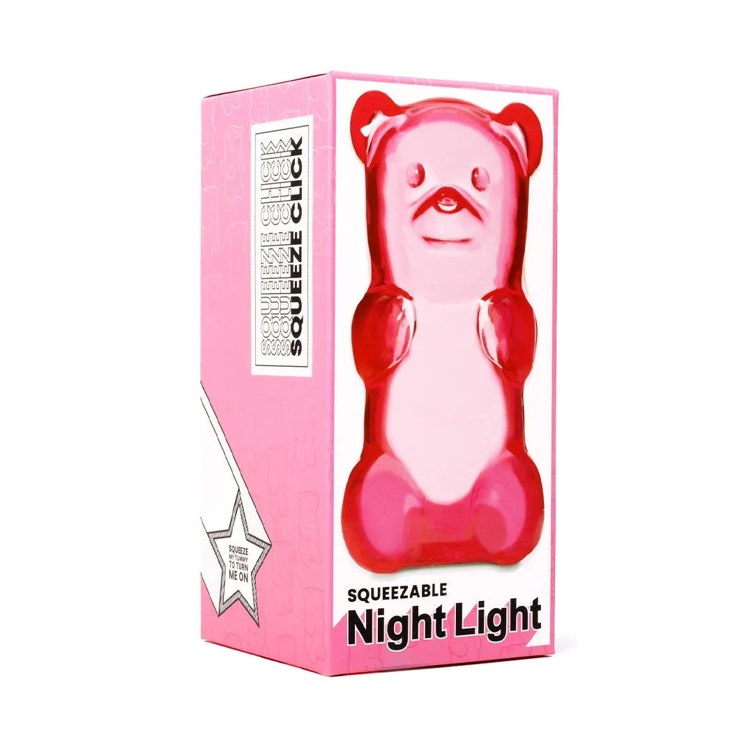 Gummybear Nightlights – Squeezable Fun | Strawberry