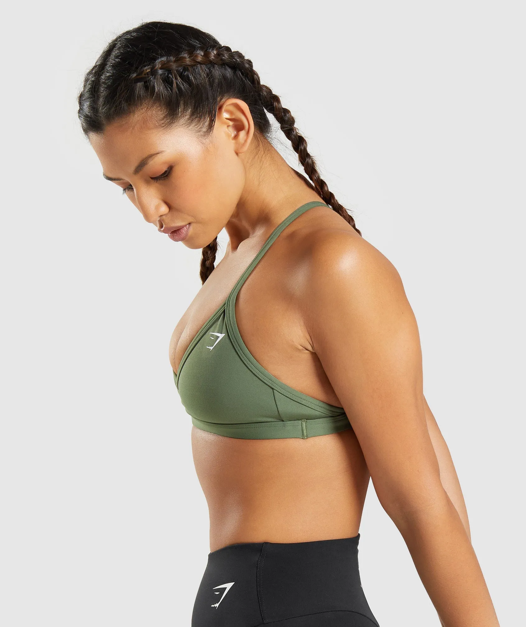 Gymshark Minimal Sports Bra - Core Olive