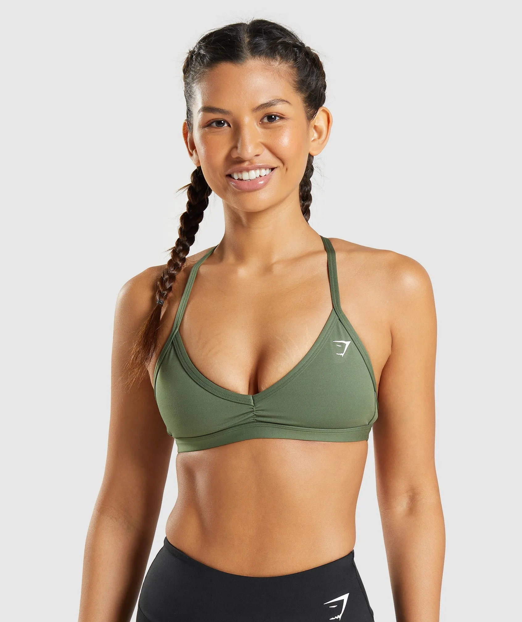 Gymshark Minimal Sports Bra - Core Olive