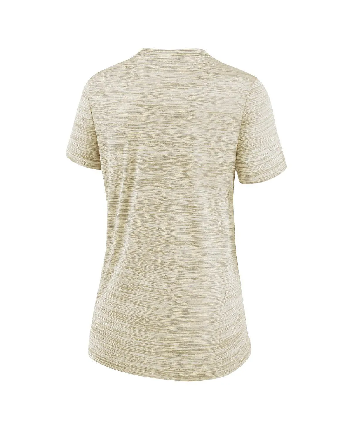 Los Angeles Angels City Connect Velocity Practice Performance Nike Women's Cream V-Neck T-Shirt
