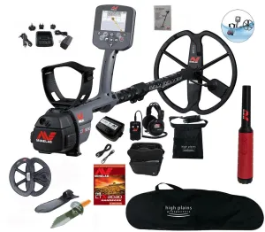Minelab CTX 3030 Waterproof Metal Detector with Pro-Find 40 and Extra 6" Coil, High Plains Gear