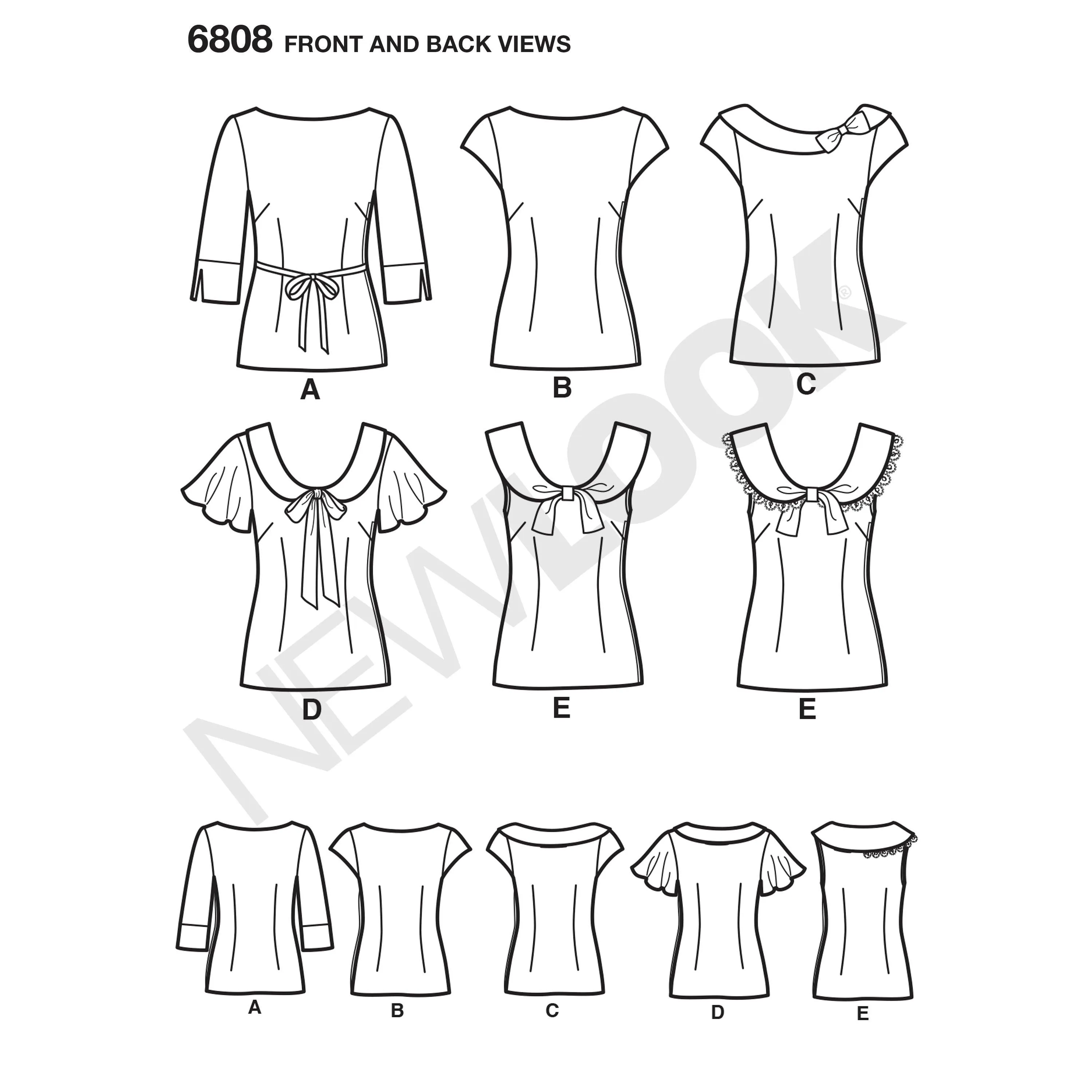 New Look Sewing Pattern 6808