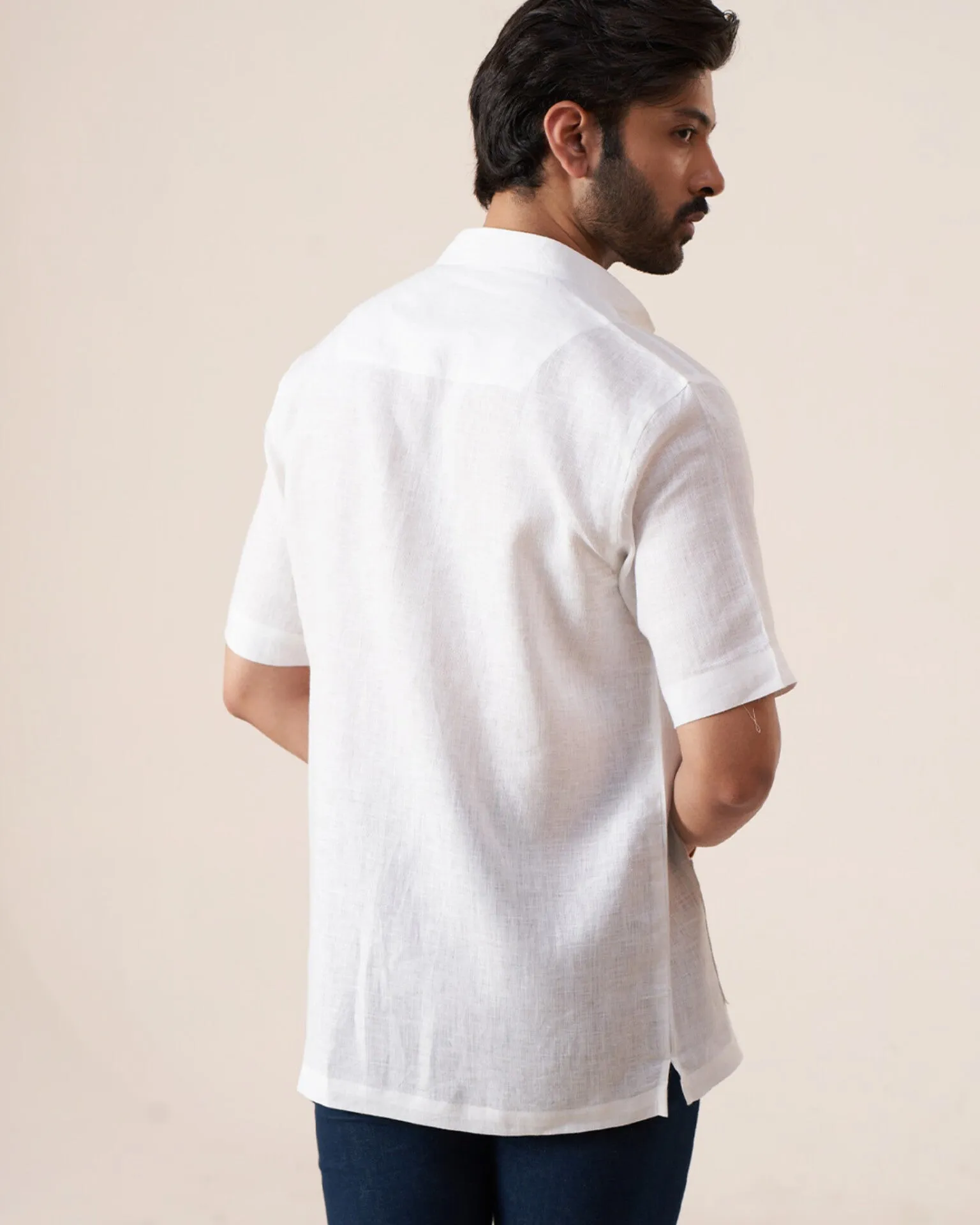Postal Heritage Pure Linen Designer Shirt