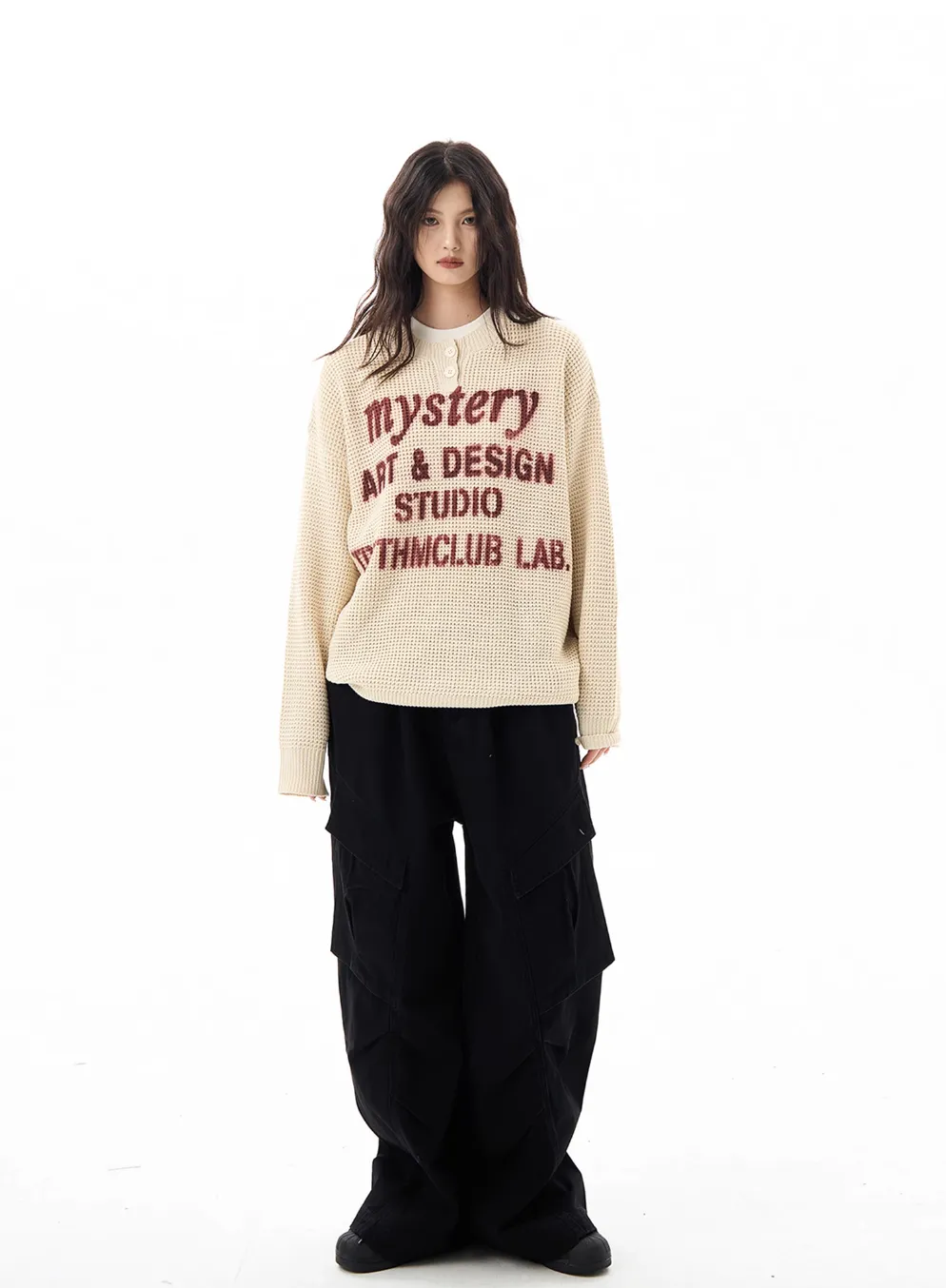 QS975A letter print tops