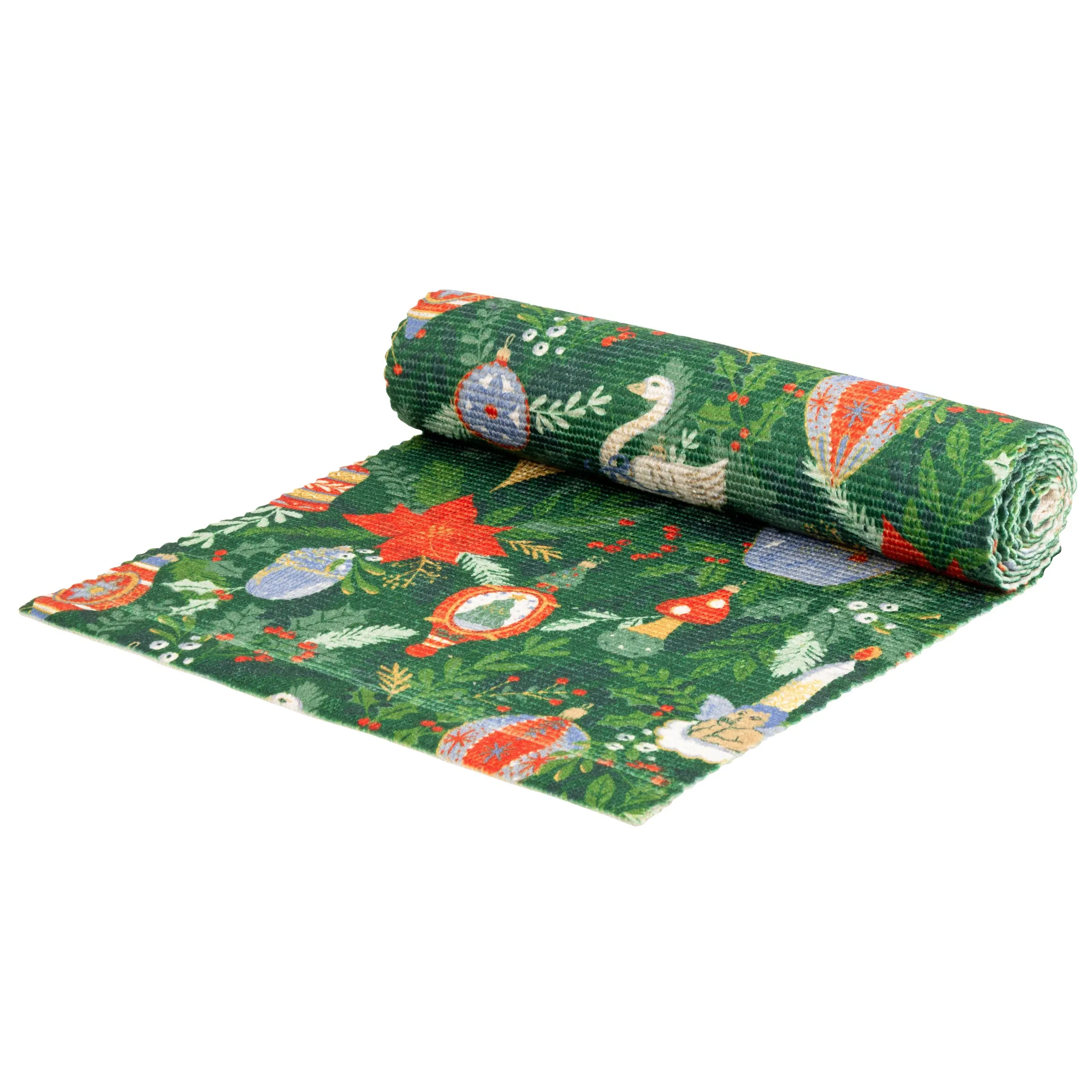 Riva Home - Deck The Halls Table Runner Green