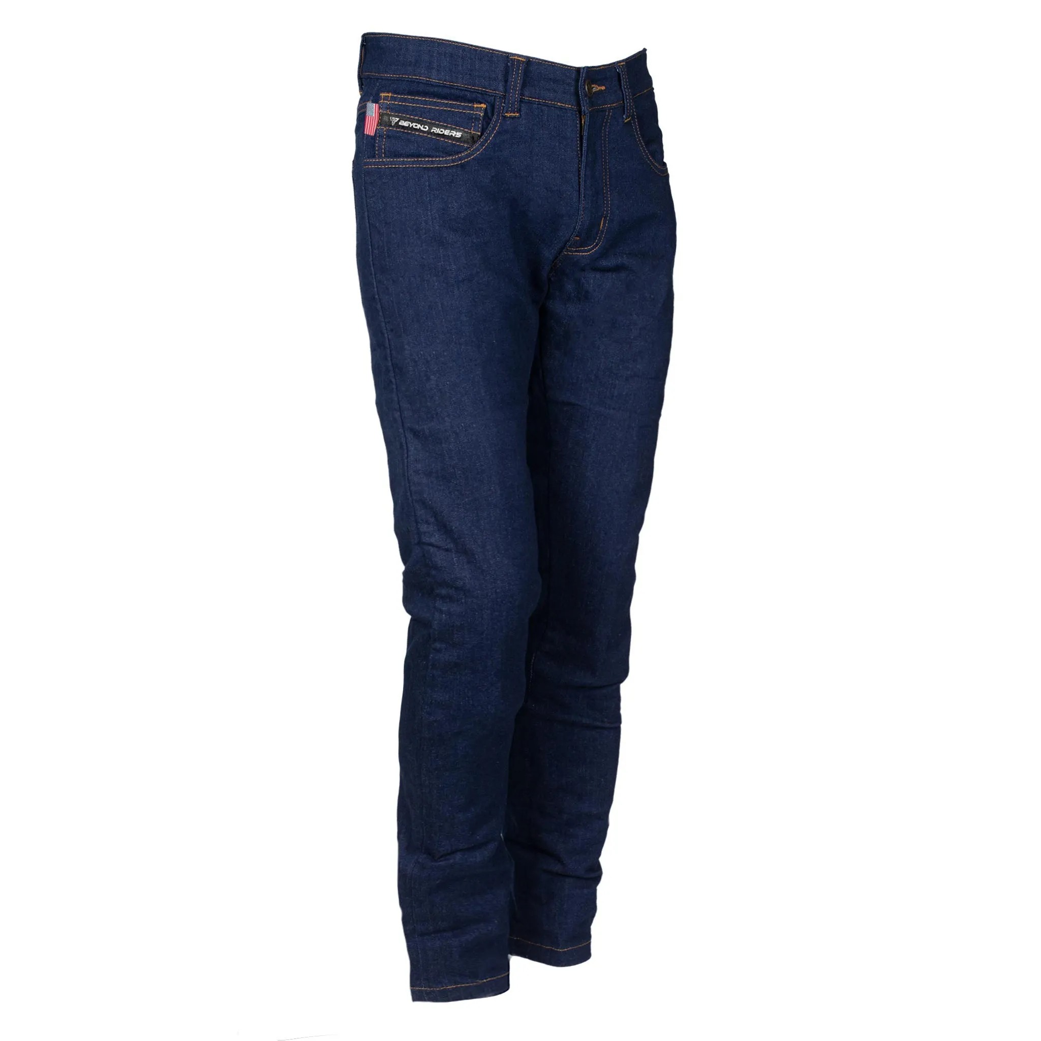 SALE Relaxed Fit Protective Jeans - Blue with Pads