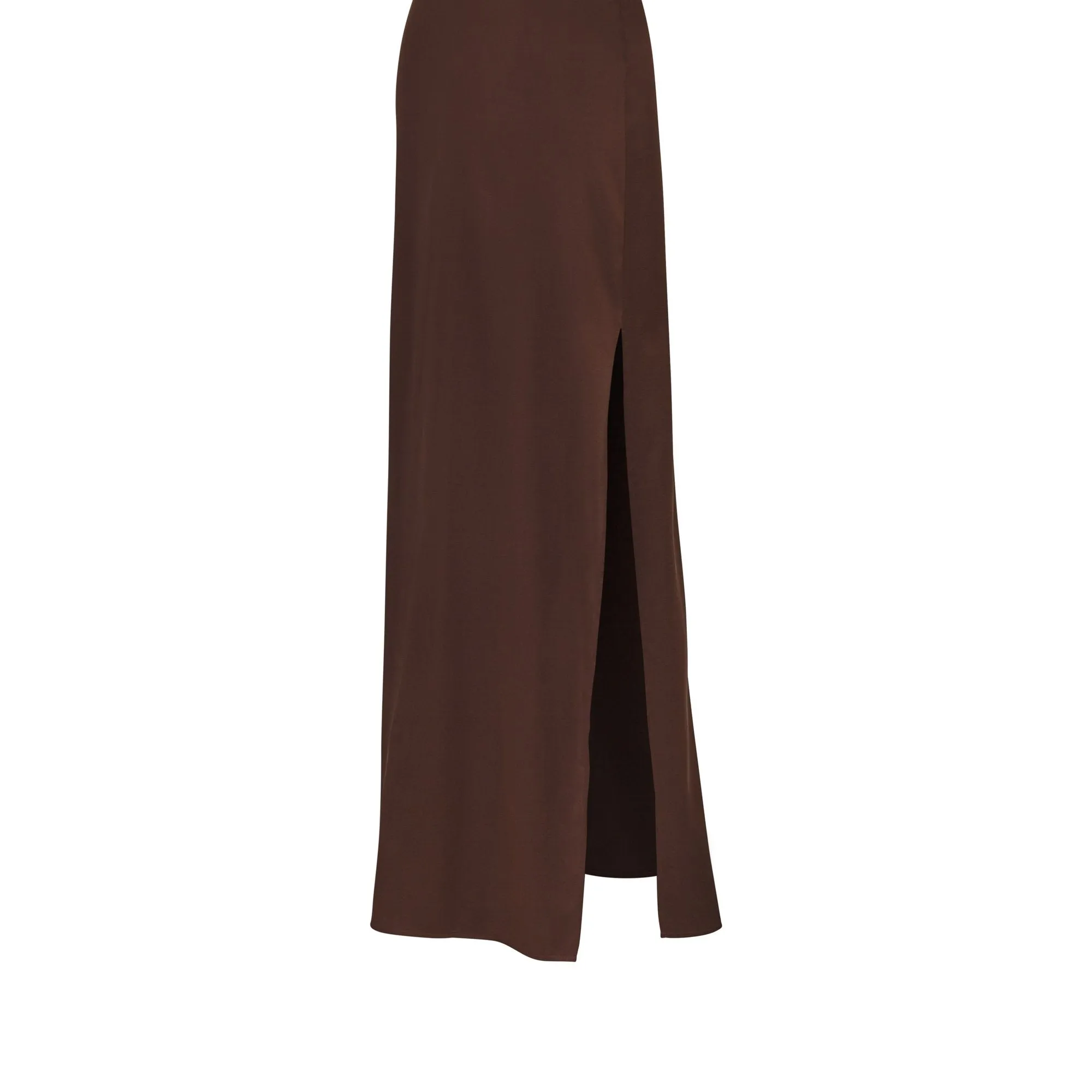 SILK LONG SLEEP SLIP | COCOA