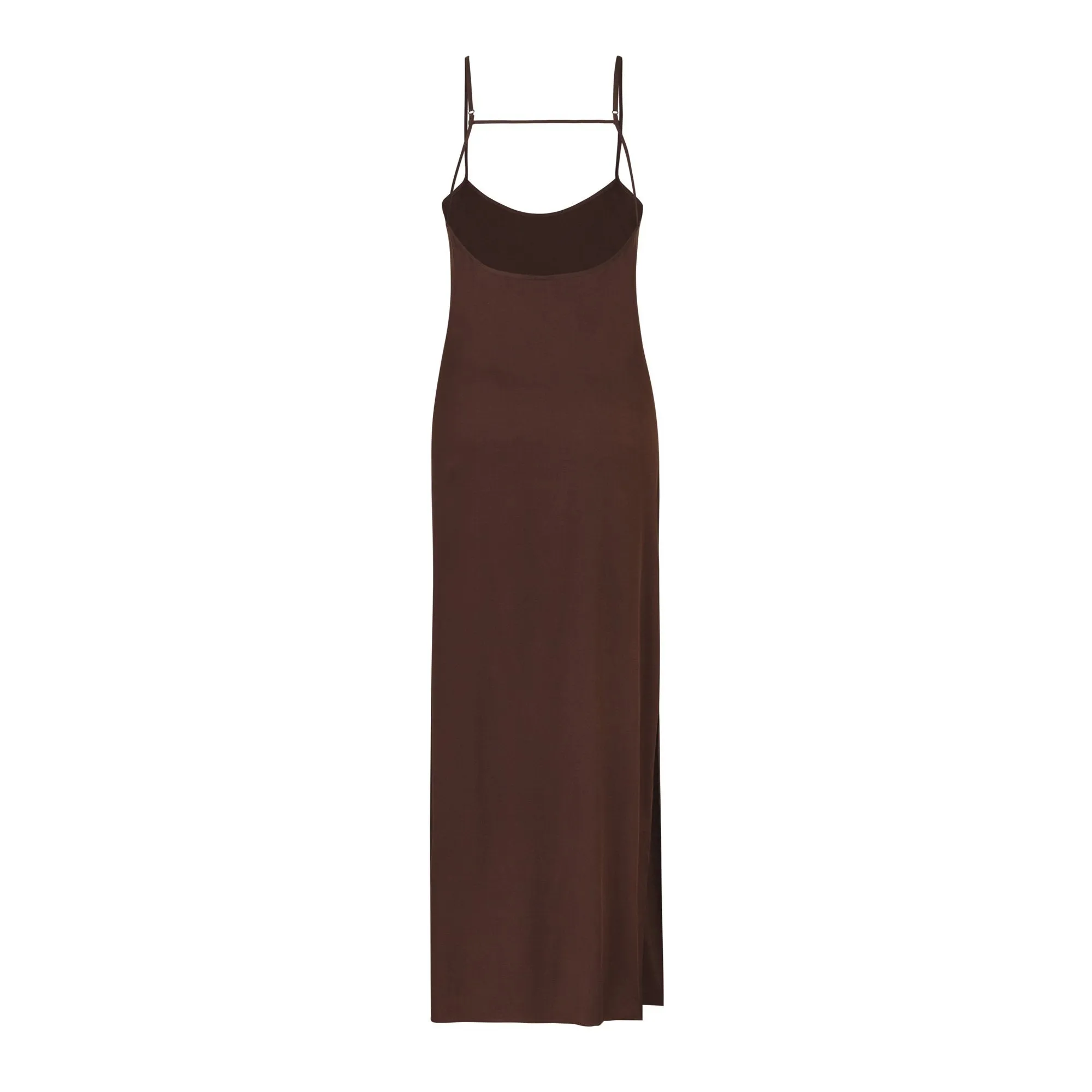 SILK LONG SLEEP SLIP | COCOA