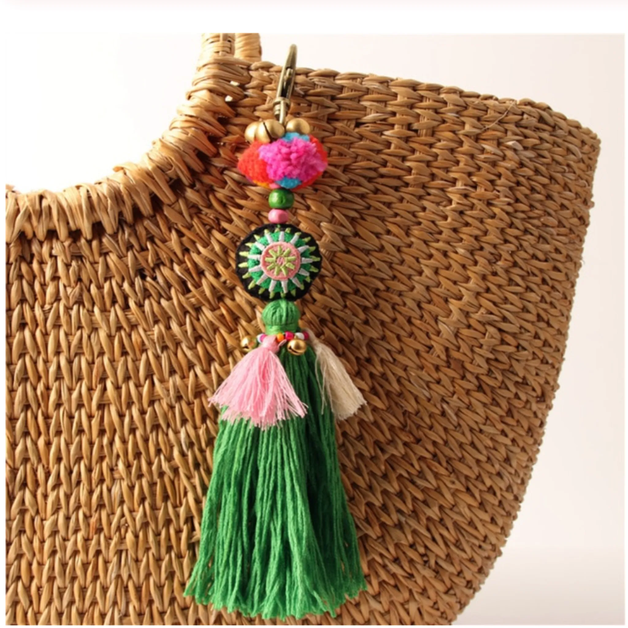Tassel & Pom Pom Keychain Accessories