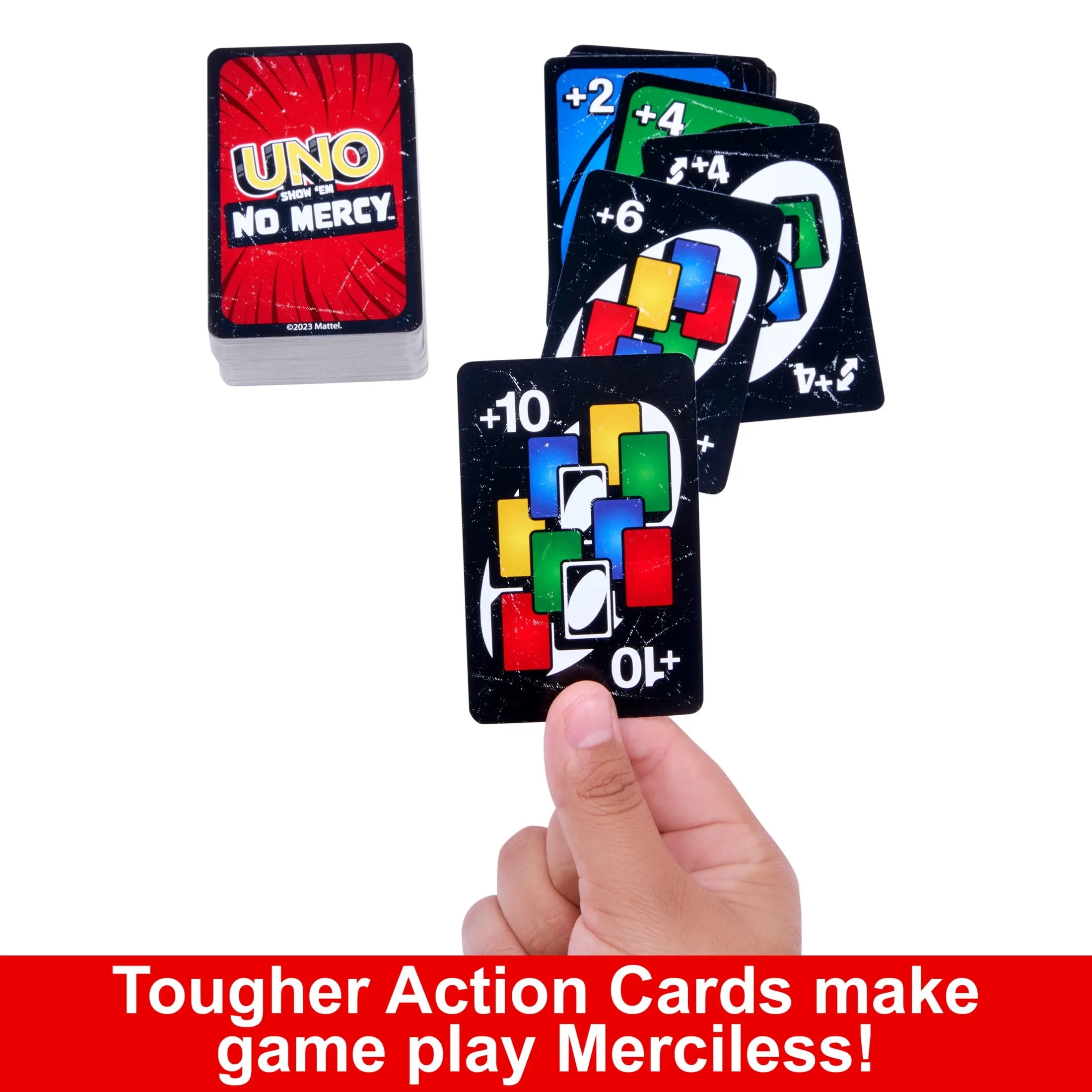 UNO All Wild, UNO Show em No Mercy, UNO Dare Adults Only 3 Card Game Bundle