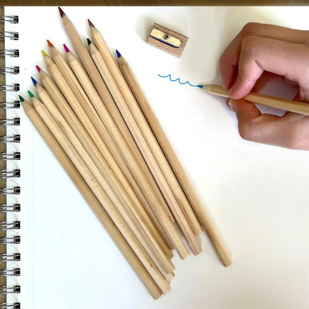 Wooden Pencil Box Set - Ocean Friends