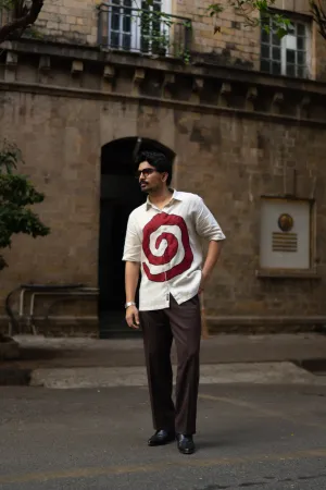 Zen Coil Pure Linen Designer Shirt